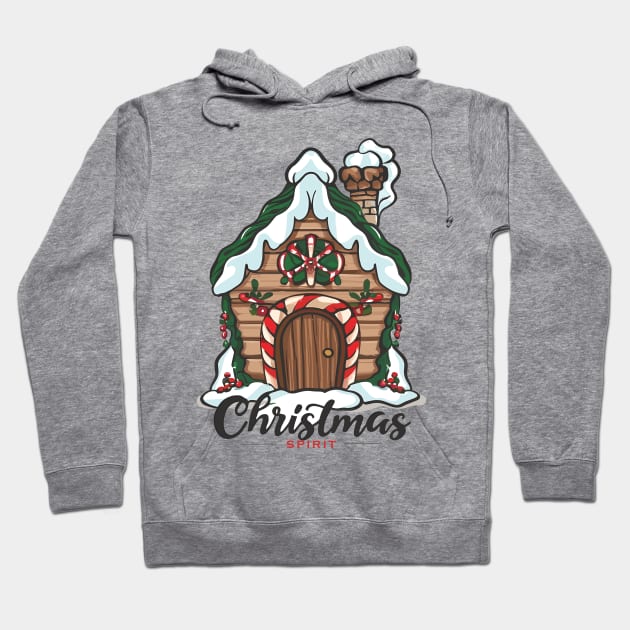 Christmas spirit Hoodie by Toonstruction